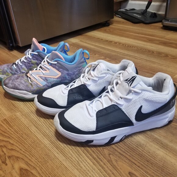 2 PAIRS!! BOGO FREE!! NIKE JA 1 MORANT 12 + NEW BALANCE TWO WXY 11.5 BASKETBALL - Picture 1 of 7